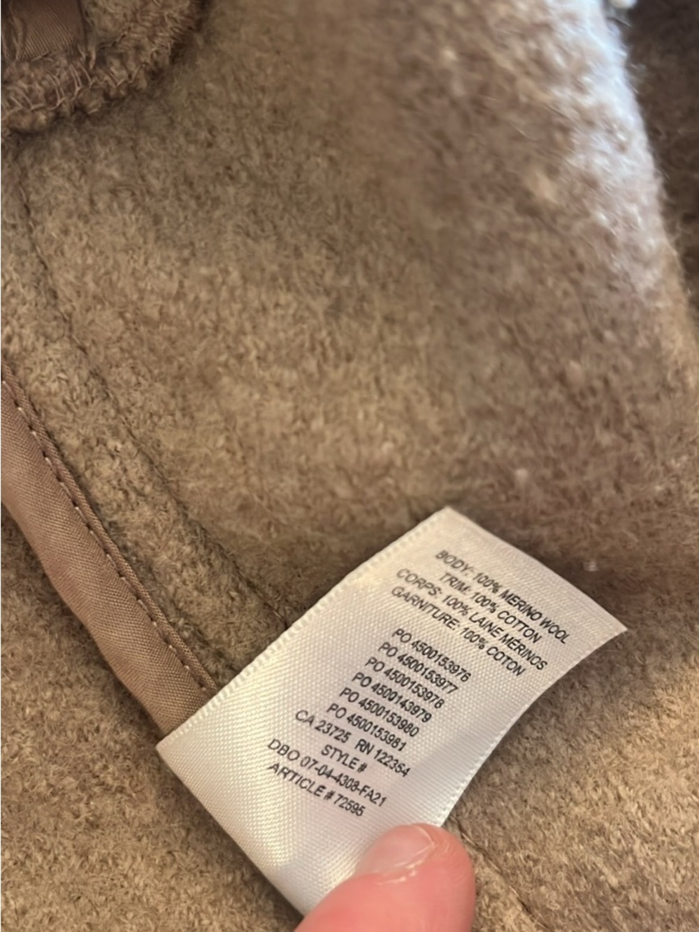 Tan Shacket Jacket - Picture 5 of 5